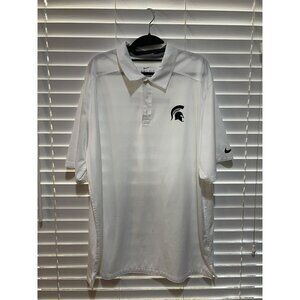 Nike‎ Michigan State Spartans Polo Shirt - Size XL